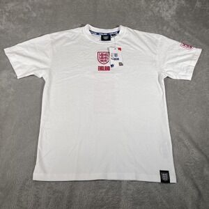 England Shirt Youth 12-13 Years White National Football Team Soccer Primark NWT